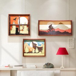 Wooden Wall Art Decorative...